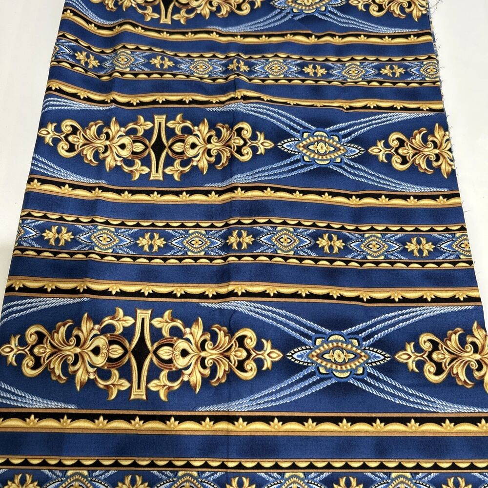Baroque Coraline Print Quilting Fabric Heirlooms By RJR Fabrics 1.6 Yd X 42"